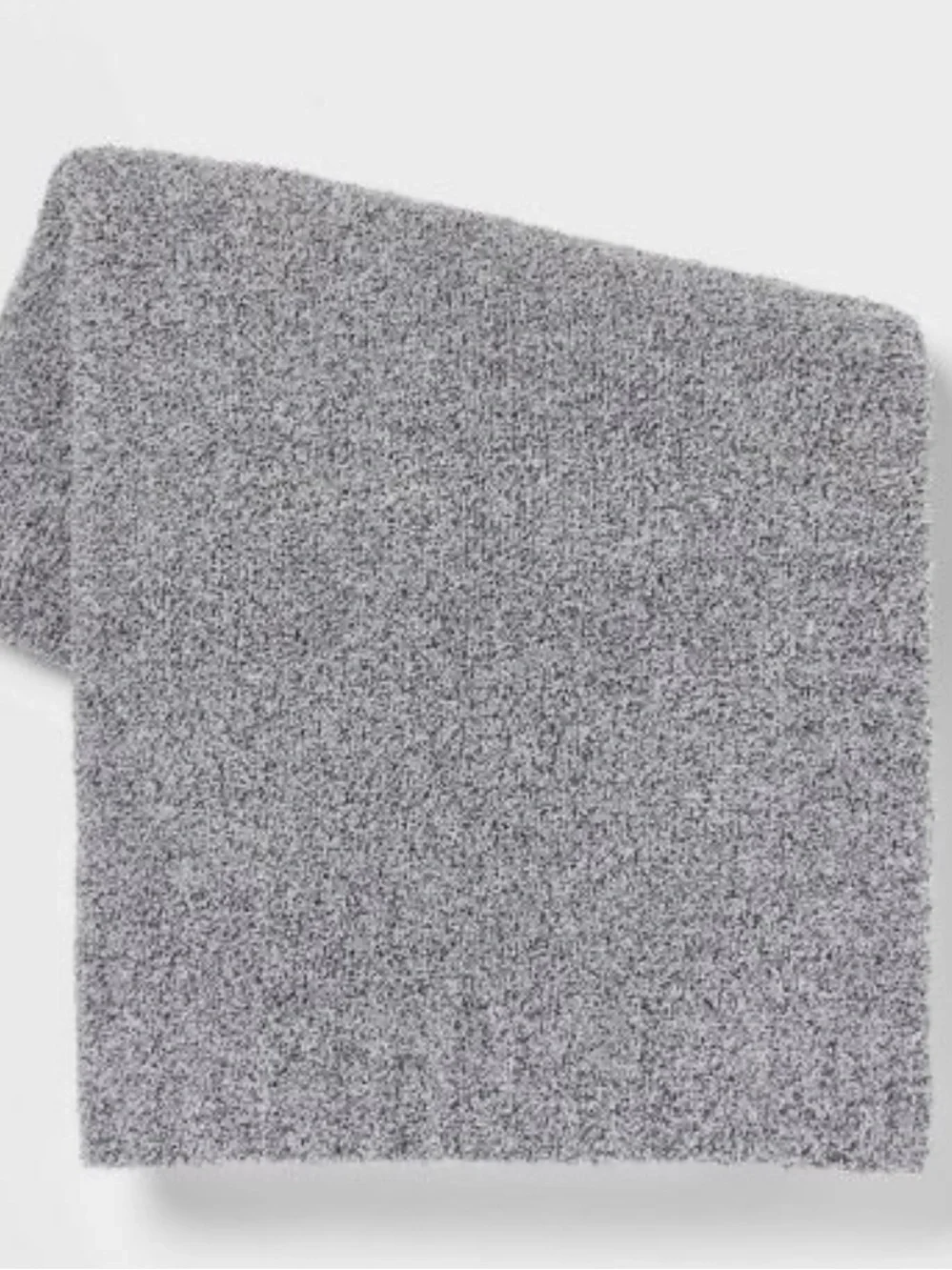 Threshold Cozy Knit‎ Throw Blanket Charcoal Midweight Modern Decor